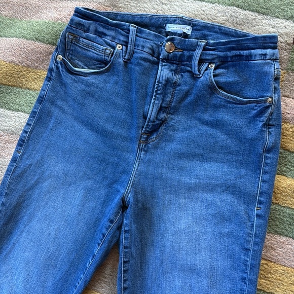 Good American good legs gw873t blue skinny jeans women's size 10/30 - Picture 2 of 14